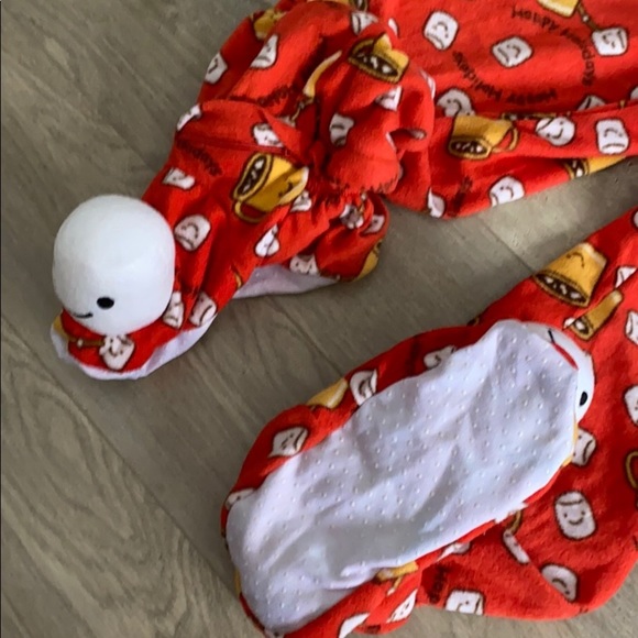 Underland hot cocoa onesie fleece footie M - Picture 3 of 3